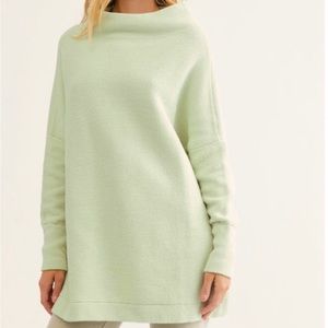 Free People Ottoman Sweater - Light Green (Honey Dew)